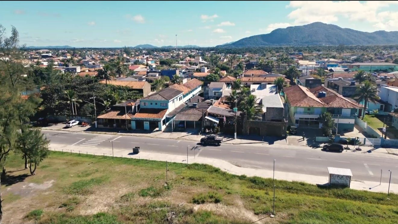 Vista aérea de Registro, no Vale do Ribeira